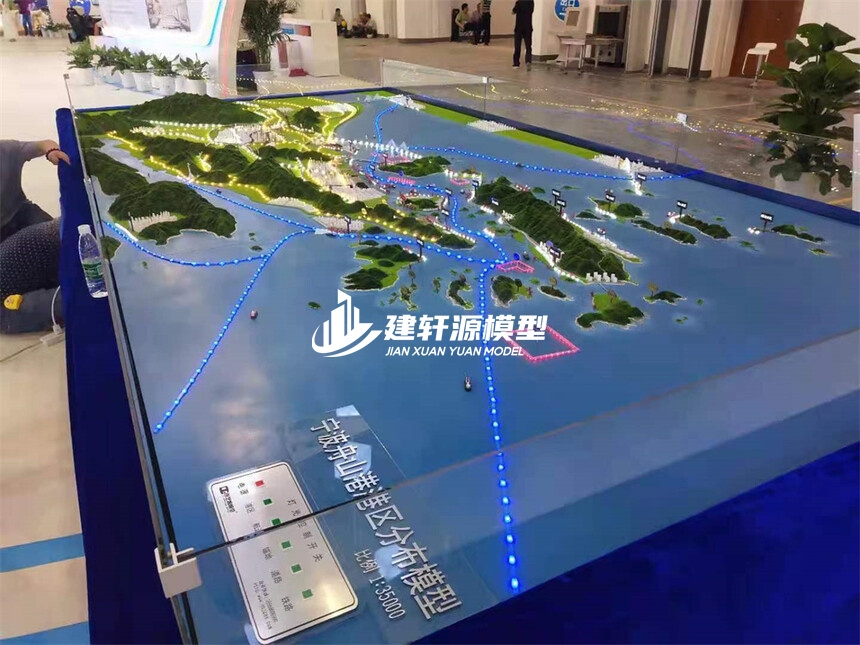 柘荣地形地貌模型